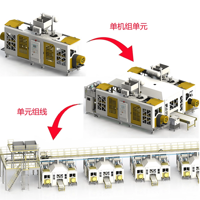 Вертикални тип Хот Бок Цоре Схоотер производна линија